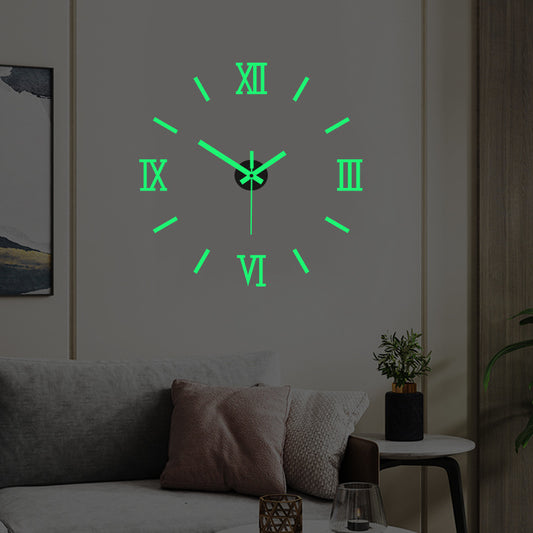 Simple Luminous DIY Wall Clock