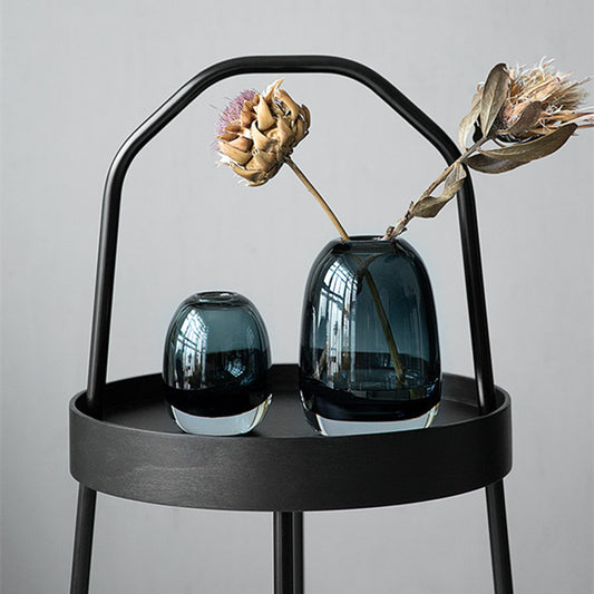 Belgian Light Luxury Glass Vase