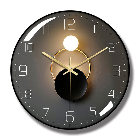 Fashionable Nordic Minimalist Quartz Clock for Living Room