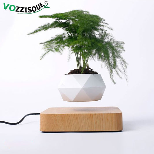 Levitating Air Bonsai Pot - Magnetic Suspension Flower Desk Decor